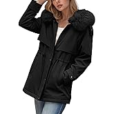 Pallivare Women's Long Winter Parka Coat Warm Thicken Sherpa Lined Full - Faux Fur Hood Adjustable Drawstring Outerwear