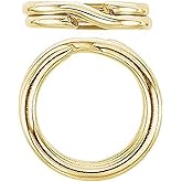 JewelrySupply 4.5mm 14k Yellow Gold Split-Ring (1-Pc)
