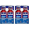 Vicks NyQuil, Nighttime Relief of Cough, Cold & Flu Relief, Sore Throat, Fever, & Congestion Relief, Cherry Flavor, Twin Pack, 12 FL OZ (Pack of 2)