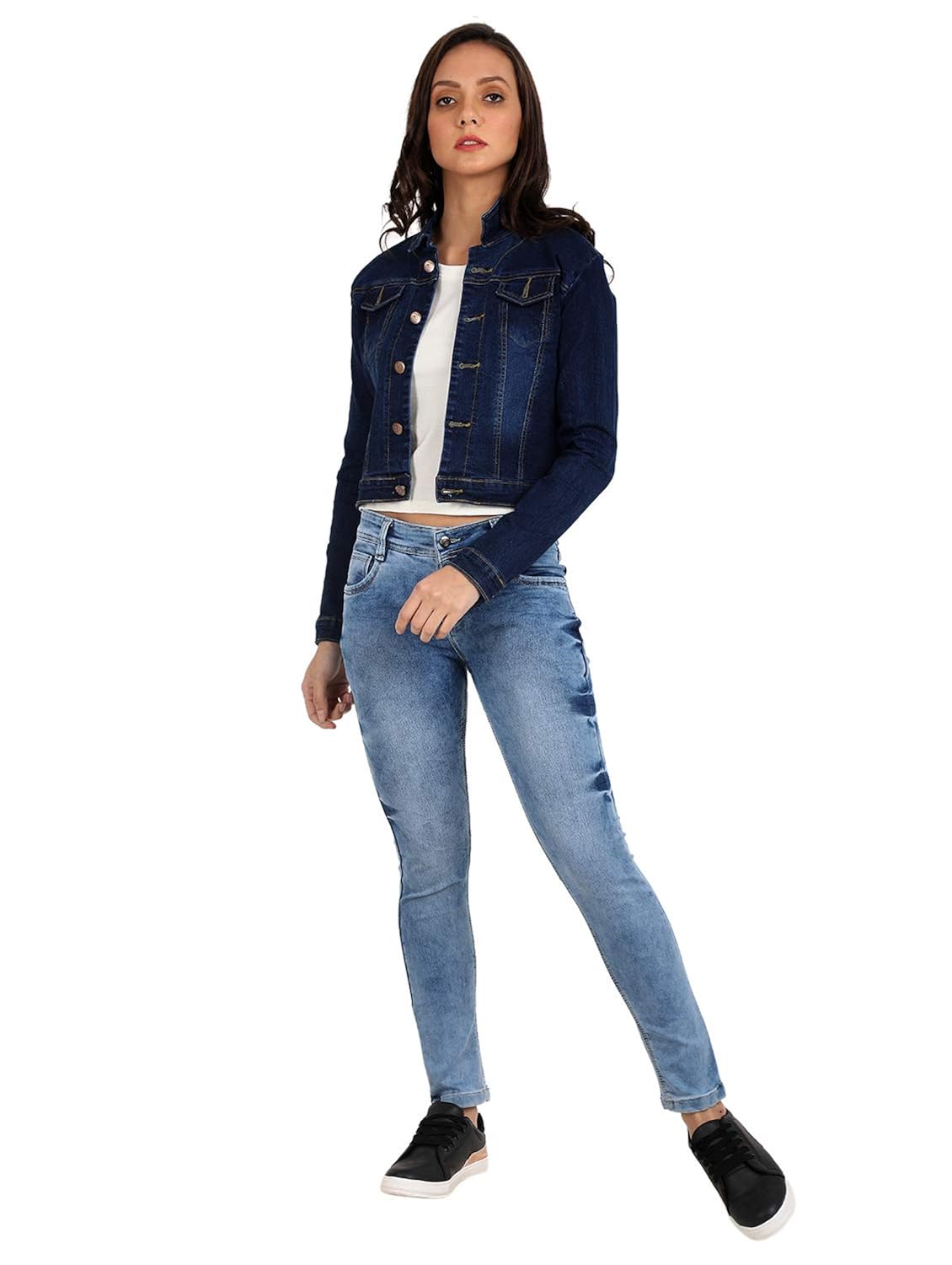 broadstar women denim jacket