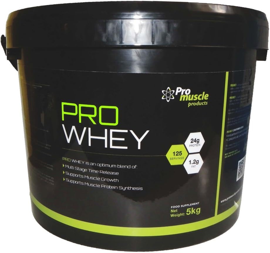 ProMuscle Products 5 Kg Strawberry Pro Whey - 125 Servings