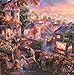 Thomas Kinkade Lady and the Tramp 14x14 Canvas Gallery Wrap