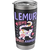 Lemur Spirit Animal Stainless Steel Insulated Tumbler