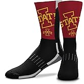 For Bare Feet NCAA Adult State and University Crew Socks - Polyester blend - Unisex - High-performance socks provide