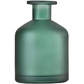Gyaxiang 250ml Frosted Glass Reed Diffuser Bottle,Empty Fragrance Container | Green Refillable Diffuser Bottle for Essential Oils,Aromatherapy Container for DIY Replacement Reed Sticks,Crafts Decor