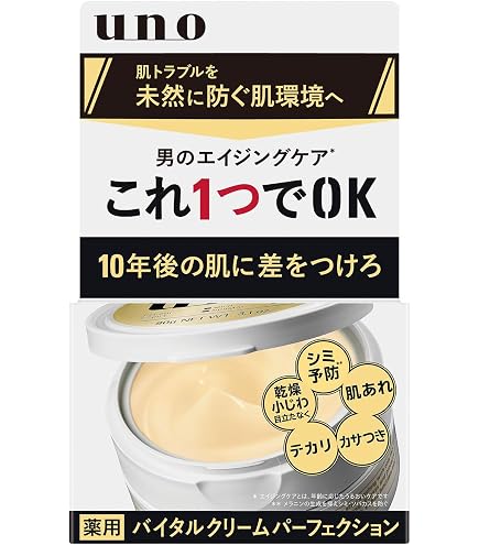 Amazon.com: Uno Face Cream Perfection All in One for Men 90g Japan
