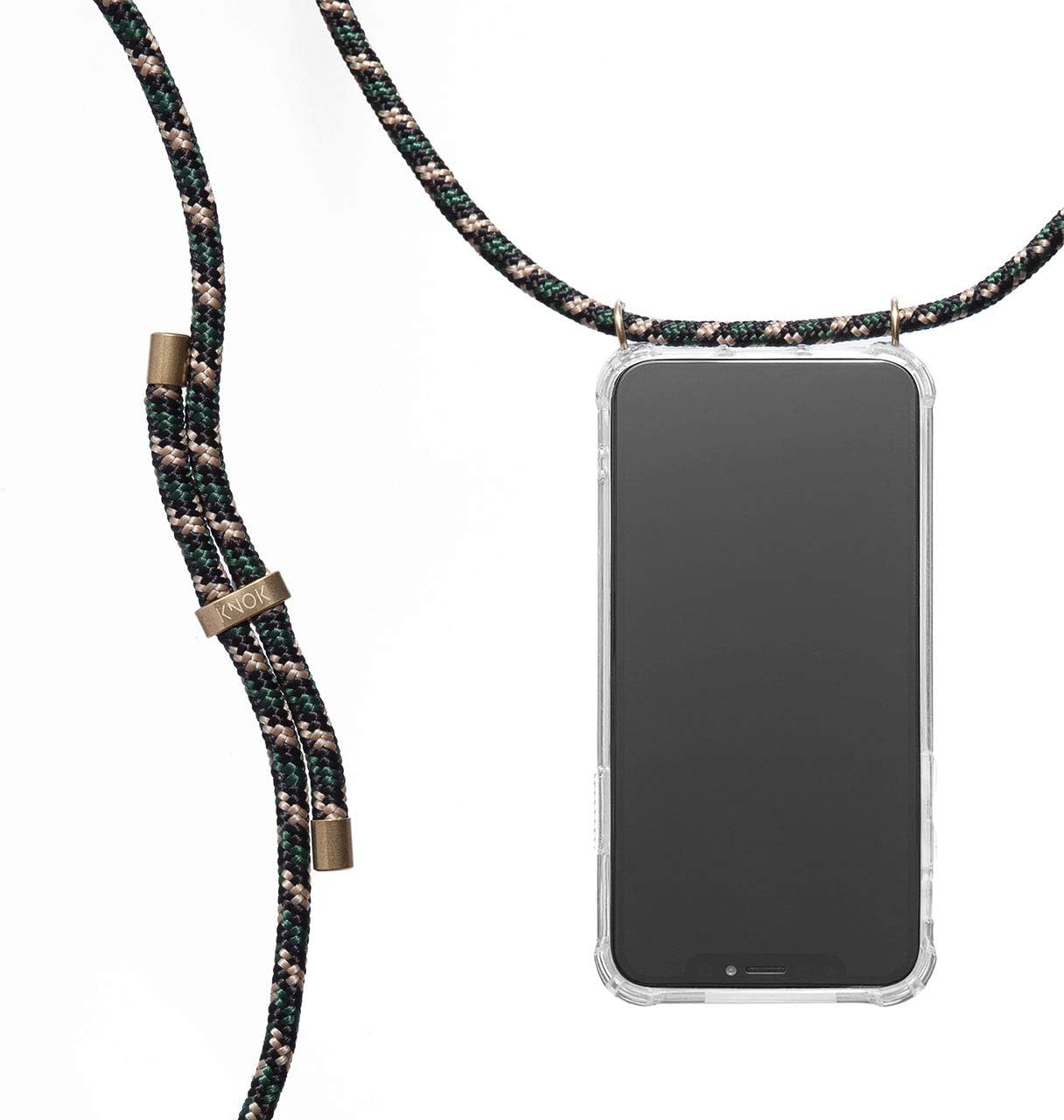 KNOK Phone Lanyard Case for Apple iPhone 8 / iPhone 7 / iPhone SE (2020) - Crossbody Phone Case with Strap, Lanyard Neck Strap Phone Neck Holder Phone Holder for Neck- Phone Necklace Case