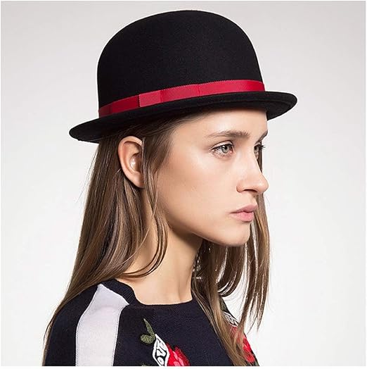 black bowler hat womens