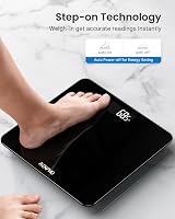 RENPHO Weighing Scales Body Weight Digital Scale LED Display Black Core 1S view 4