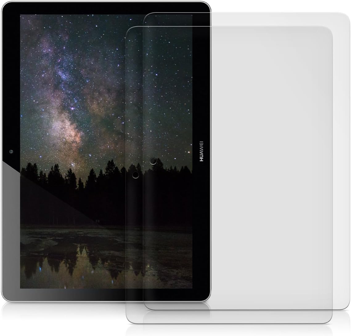 kwmobile Screen Protector Compatible with Huawei MediaPad T3 10 Screen Protector - 2x Anti-reflective Matte Film for Tablet - Image 5