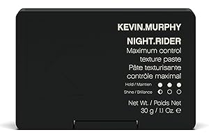 KEVIN MURPHY KEVIN.MURPHY NIGHT.RIDER - Strong Hair Paste - For All Hair Types - Hair Moulding Paste - Boosts Hair Shine - Strong Hold Hair Care - Matte Texture - Travel Size - 30 g / 1.1 oz