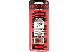 Revlon Double Grip Hair Clips, 6 Count
