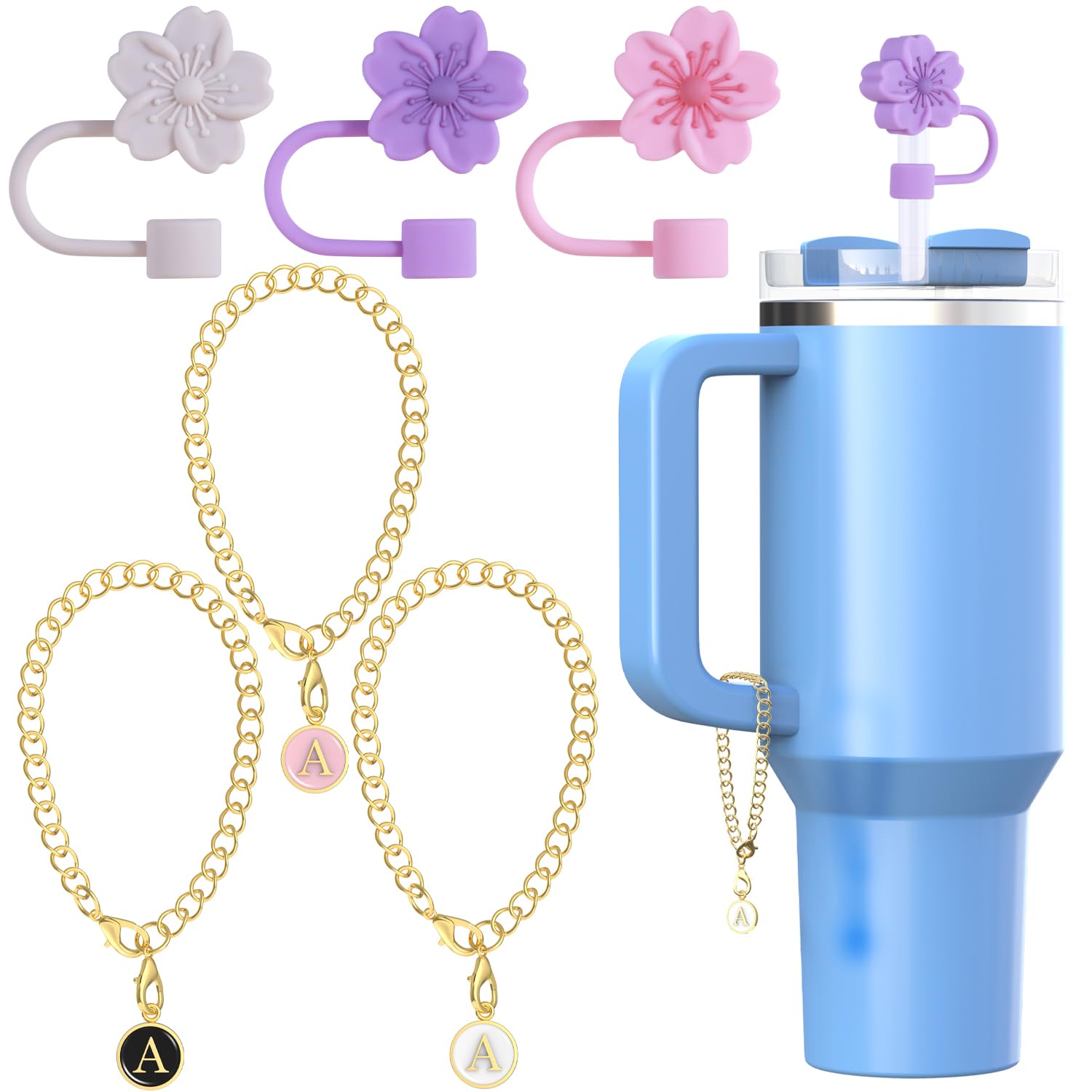 Mueller Quart Bottle W/ Straw (New Design), Natural Color W/ Black