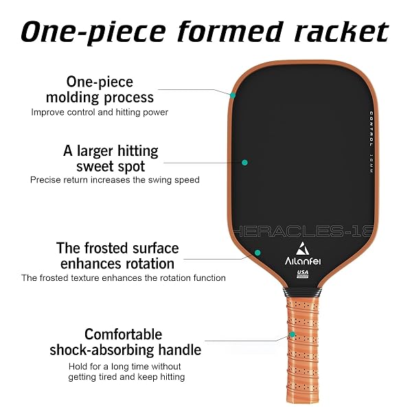 AILANFEI PICKLEBALL PADDLES SET, T700 CARBON FIBER PICKLEBALL PADDLES, A LIGHTWEIGHT PICKLEBALL PADDLE SUITABLE FOR INTERMEDIATE AND PROFESSIONAL PLAYERS (WHITE)