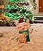 PRODUCTWORKS 32-Inch Pre-Lit Victoria Hutto Owl Christmas Yard Decoration, 50 Lights