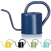 Watering Can, Stainless Steel Watering Can for Indoor & Outdoor Plants, 1L/35oz Long Spout Water Can with Handle, Rust-Proof Plant Watering Pot for House Plants, Garden Flowers