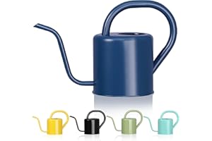 GEGEMAOYI Watering Can, Stainless Steel Watering Can for Indoor & Outdoor Plants, 1L/35oz Long Spout Water Can with Handle, Rust-Proof Plant Watering Pot for House Plants, Garden Flowers