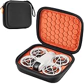 ProCase DJI Neo Carrying Case, Portable Travel Hard Shell Shockproof Cover for DJI Neo Drone (Case Only) -Orangeblack