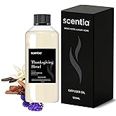 Scentia Thanksgiving Blend Essential Oil – 500 ml Premium Holiday Diffuser Oil with Cinnamon, Clove, Vanilla & Coconut | Bulk Aromatherapy for Homes, Spas, Hotels & DIY Crafts