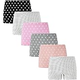 Family Feeling Soft Cotton Girls' Boyshort Panties Brief Underwear