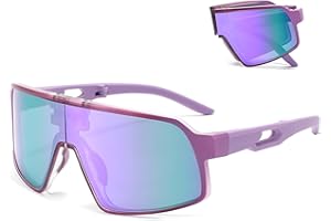 ICECONY Kids Sports Sunglasses Youth UV400 Protection Baseball Cycling Shades Sun Glasses for Boys Girls Age 3-12
