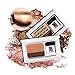 Turelifes Lazy Eyeshadow Stamp 16 brand Holiday Edition Everyday Magazine eye shadow with Double Colors Glitter Gradient Eye Shadow Palette Long Lasting (Double brown)