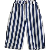 Baluomoya Spring Autumn 6Months-3Years Toddler Thin Cotton Stripe Elastics Pants for Baby Boys and Girls