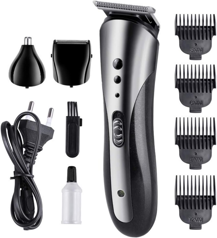 Blaward Hair Clippers for Man,3-in-1 Multifunctional Hair Beard Shaver Nose Hair Trimmer Set,Cordless Waterprrof Rechargeable Trimmer Shaver for Man