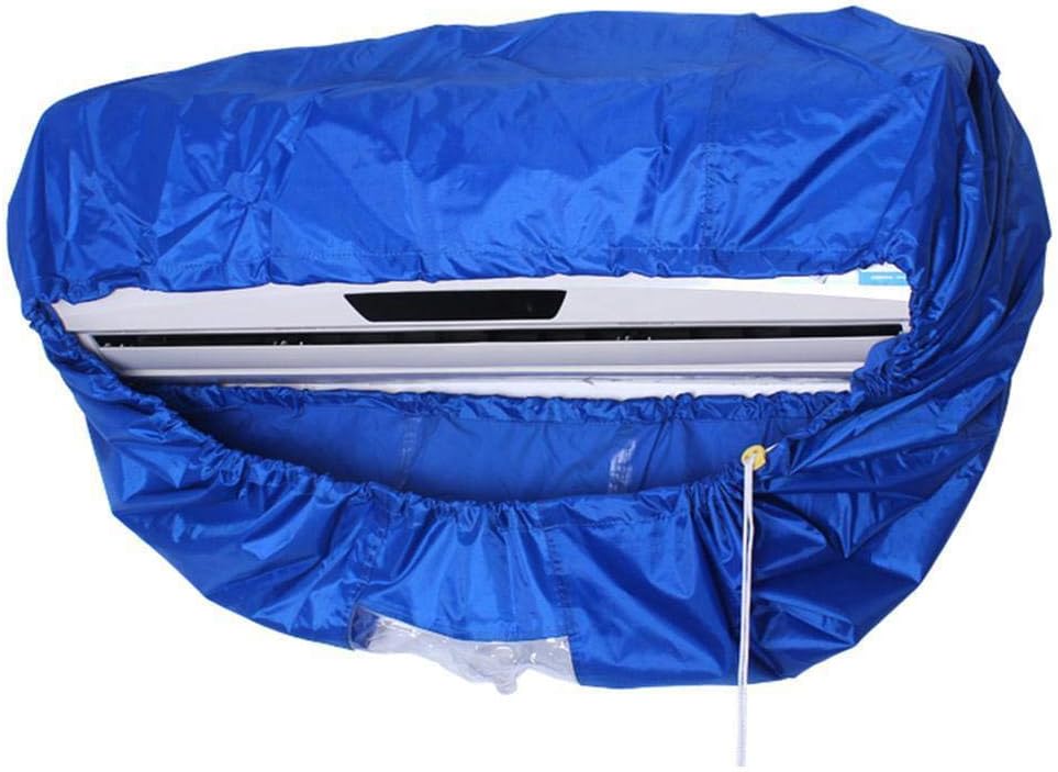 SWED72 Air Conditioner Cover Waterproof PU Air Conditioner Anti Dust Cover​ with Elastic Rope for Air Conditioner Cleaning Washing Bag ​(M)