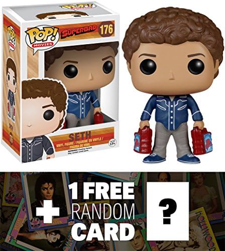 Superbad 53383 Funko POP Vinyl Figure with Official Hollywood Theme Trading Card Bundle