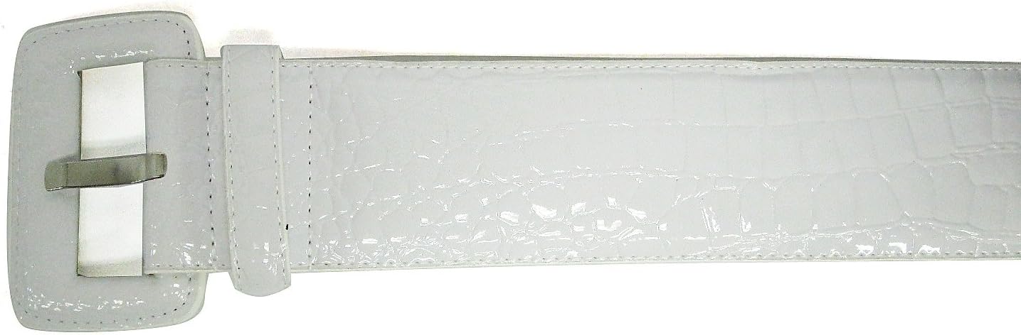 Beautiful Highest Quality Crocodile Reptile Skin Embossed Faux Leather Belt