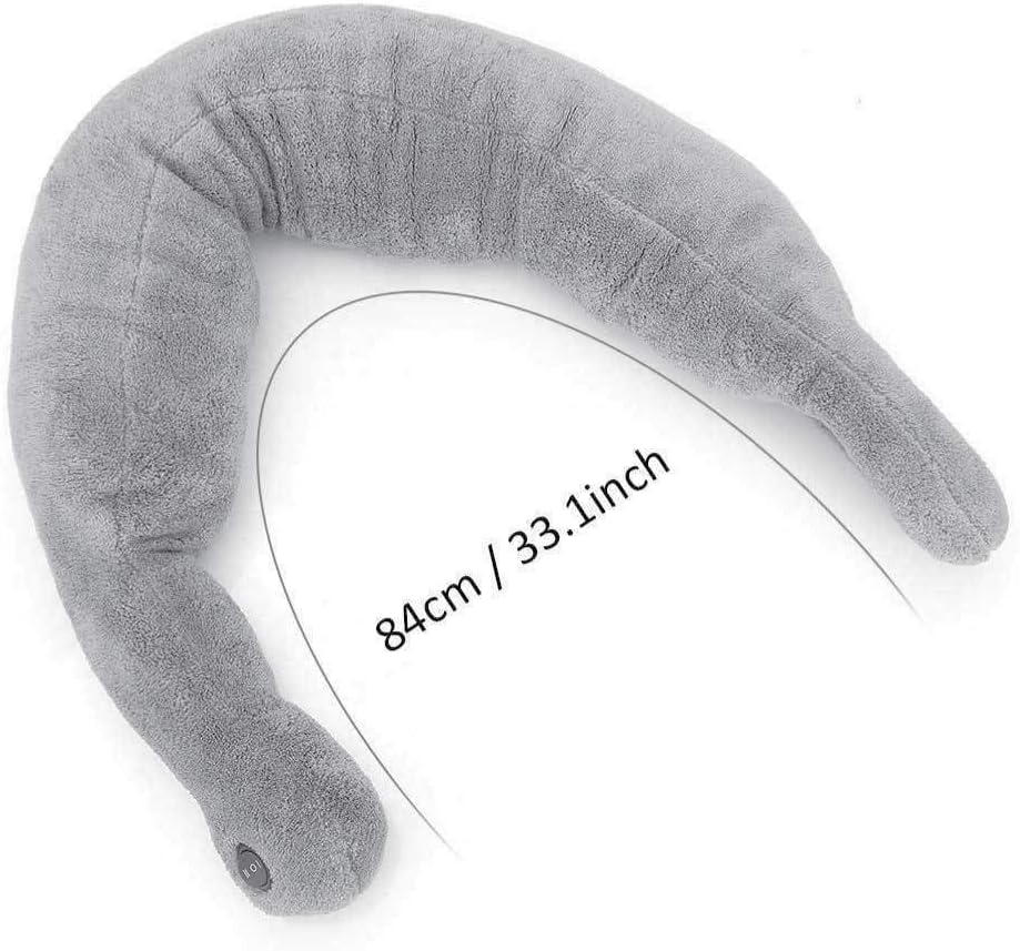 Vibrating Neck Massager Battery Operated, Grey - Image 4