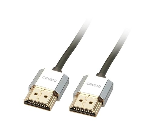 title=Lindy 41672 Cavo HDMI CROMO, 2 m, Antracite