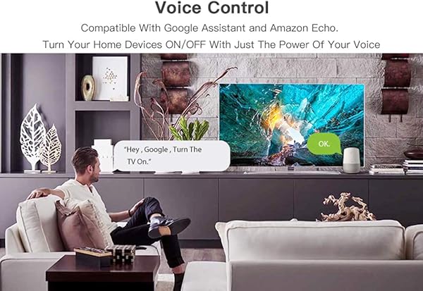 BSEED Smart WiFi Light Switch Mdulo de interruptor de rel inalmbrico Control remot Compatible con Alexa Echo Google Home No se requiere Hub1 paquete