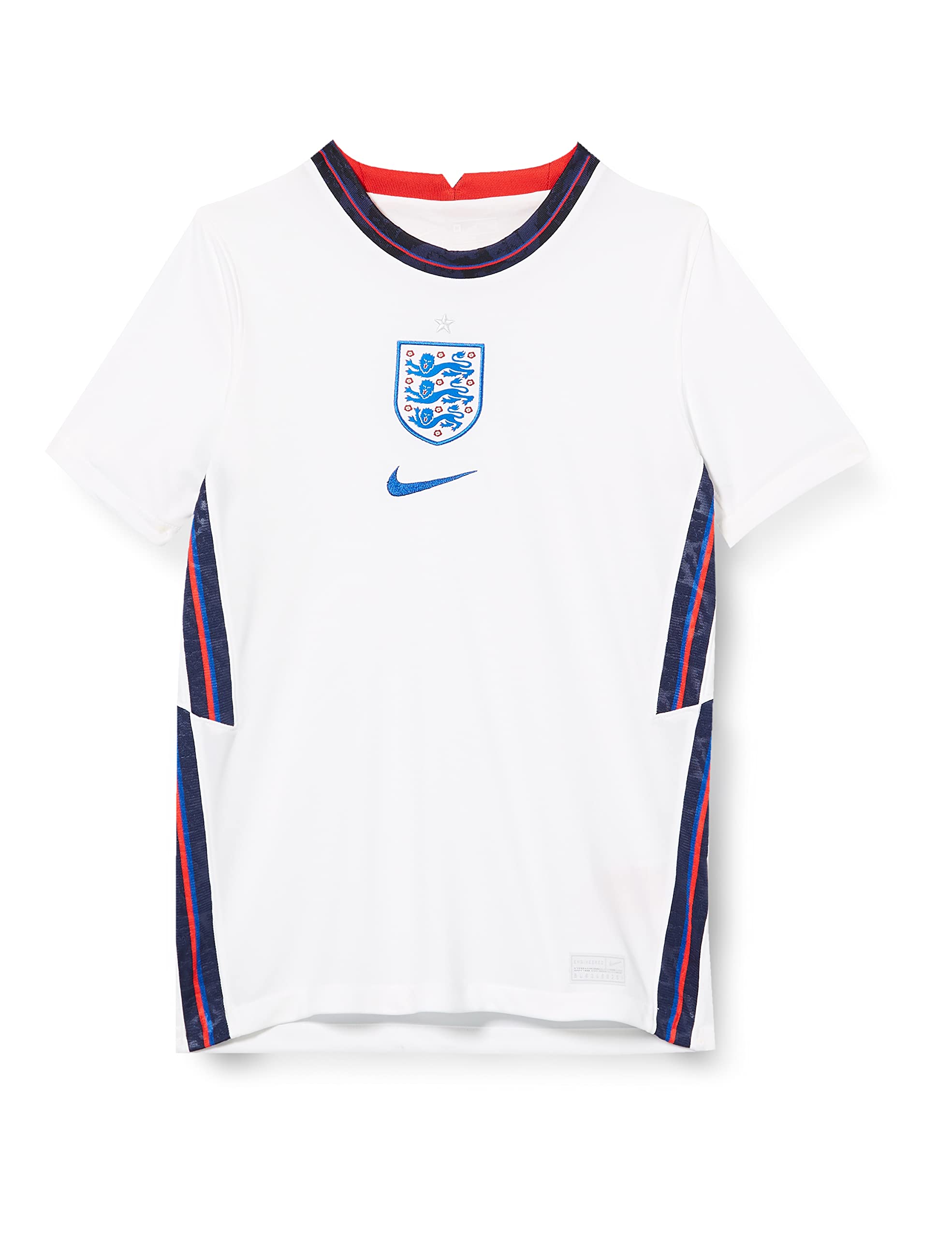 Nike Ent Y Nk BRT Stad JSY Ss HM T-Shirt - White/Sport Royal, X-Large