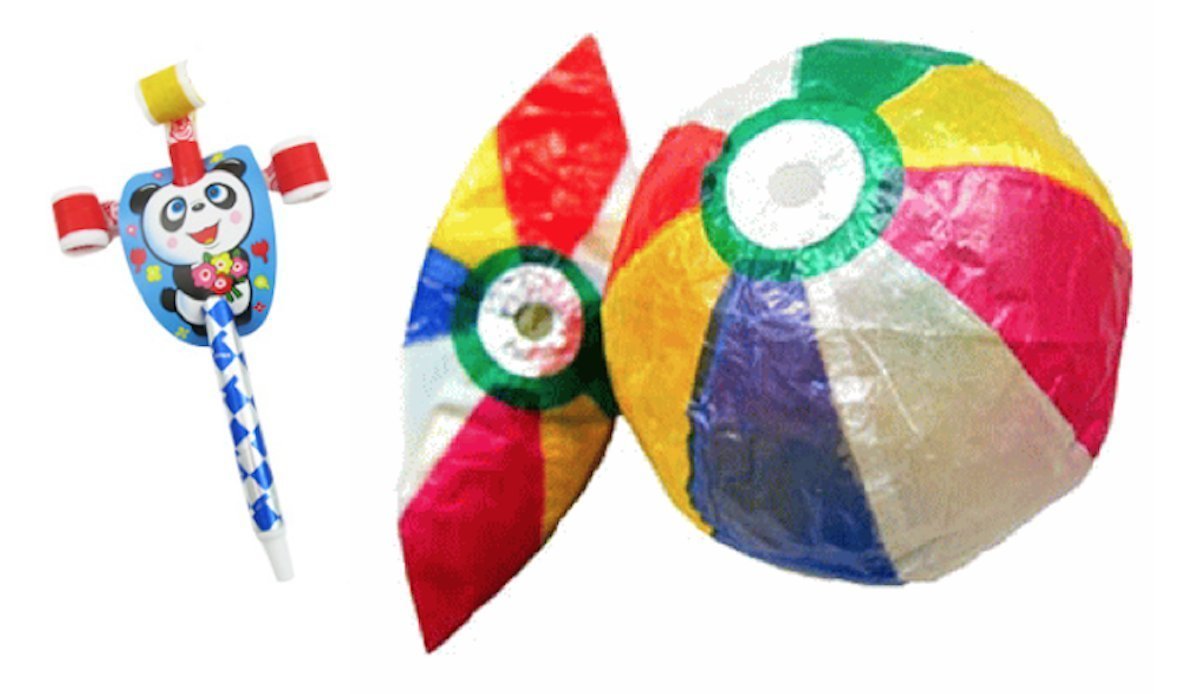 JAPAN SHOP Japanese Traditional Paper Balloons Balls Set (Balloon Set)