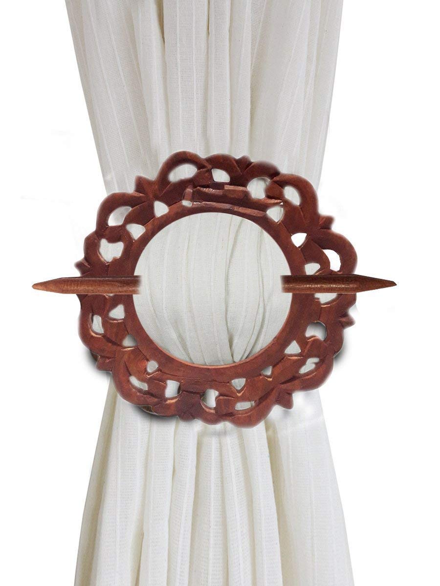 Buy Thanks Giving Gift For Your Loved Ones Wooden Curtain Tiebacks