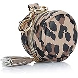 Itzy Ritzy Pacifier Case with Clip – Pacifier Charm Pod Includes Clasp to Easily Attach to a Diaper Bag or Purse; Measures 2.