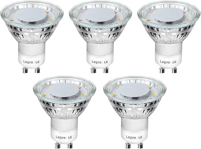 Lepro GU10 LED Bulbs Warm White 2700K 4W 325lm Pack of 5 Non-Dimmable