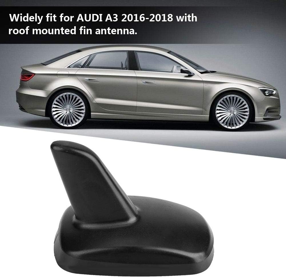 Car Antenna Car Black Shark Fin Roof Antenna Decoration Radio AM/FM Antena  Aerial Antenna for A3 2016-2018 3897ZIY Automotive Car Parts