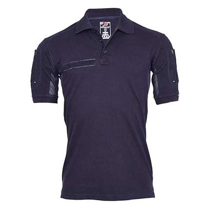 Copytec Tactical Polo-Shirt Navy blau Polizei Feuerwehr Berufs Bekleidung Hemd #22403