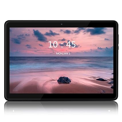 LNMBBS 3G Tablet-PC 25,54 cm (10,1 Zoll) HD - Android 7.0, WiFi, 32GB Interner Speicher, 2GB RAM, Quad-Core, Dual SIM, Schwar