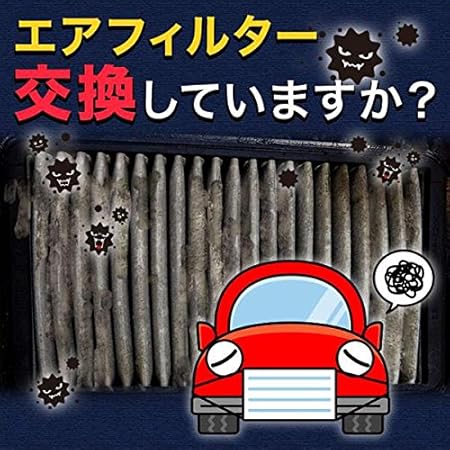 Amazon エアフィルター ハイゼットカーゴ S321v S330v ターボ車 07 12 純正品番 975 誰でも簡単 純正交換品 燃費向上に エアクリーナー ダイハツ エアフィルター 車 バイク