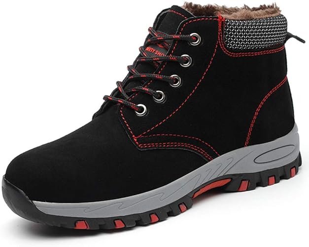 wide fit steel toe cap trainers