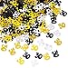 Number 30 Glitter Confetti for 30th Birthday Anniversary Party Supplies Table Decoration, 1.76 Ounce (Gold Black and Silver)
