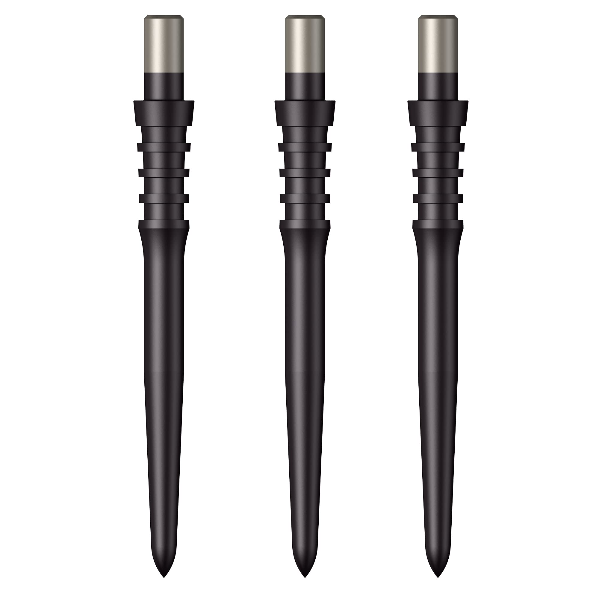 Mission Darts Sniper Points Titan Pro | Steel Tip Replacement Points | 28mm Black