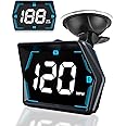 SinoTrack GPS Speedometer Universal MPH Speedometer Heads-Up Display for Car GPS Speedometer Large Screen HUD with Over Speed Alarm Fatigued Driving Alert for All Vehicle