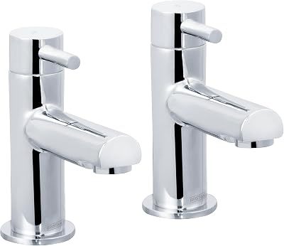 Bristan Essentials Mios 1/2 Inch Basin Taps Contemporary Bathroom Fixture
