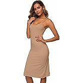 LB LIFEBEST Women's Full Slips Cami Long Spaghetti Strap Under Dress
