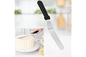 Icing Spatula Stainless Steel Cake Spatula with Sturdy & Durable Handle for Home, Kitchen, Baking (6 inch)